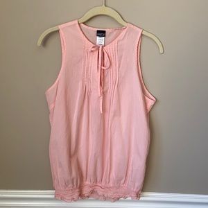 Ladies Patagonia Pink Sleeveless Blouse